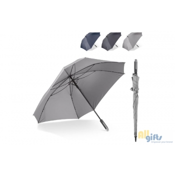 Bild des Werbegeschenks:Luxus 27” quadratischer Regenschirm mit automatischer Öffnung