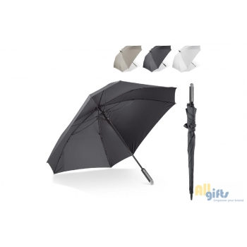 Bild des Werbegeschenks:Luxus 27” quadratischer Regenschirm mit Hülle