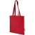 Madras 140 g/m² Baumwoll Tragetasche aus GRS recycelter Baumwolle, 7L rood
