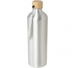 Malpeza 1000 ml waterfles van RCS-gecertificeerd gerecycled aluminium bedrucken