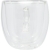 Manti 2-teiliger 250 ml doppelwandiger Glasbecher mit Bambusuntersetzer  Transparant/Naturel