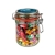 Maxi Weckglas 0,4 Liter, mit Süßigkeiten Metallic sweets