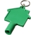 Maximilian Universalschlüssel in Hausform als Schlüsselanhänger groen