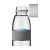 Mepal Wasserflasche Ellipse 500 ml Trinkflasche nordic white