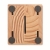 Messerblock 5-teilig hout