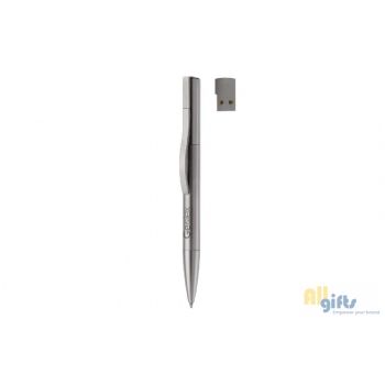 Bild des Werbegeschenks:Metall USB Kugelschreiber 4GB