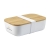 Midori Bamboo Lunchbox wit