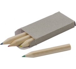 Mini-Buntstift Set aus Holz Kai bedrucken