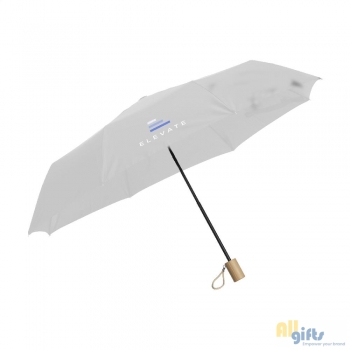 Bild des Werbegeschenks:Mini Umbrella faltbarer RPET-Regenschirm 21 inch