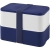 MIYO Doppel-Lunchbox Blauw/wit/blauw