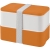 MIYO Doppel-Lunchbox Oranje/Wit/Wit