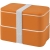 MIYO Doppel-Lunchbox Oranje/Oranje/Wit