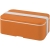 MIYO Lunchbox oranje/wit