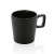 Moderne Keramik Kaffeetasse, 300ml zwart