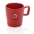 Moderne Keramik Kaffeetasse, 300ml rood