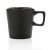 Moderne Keramik Kaffeetasse zwart