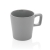 Moderne Keramik Kaffeetasse grijs
