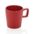 Moderne Keramik Kaffeetasse rood