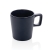 Moderne Keramik Kaffeetasse donkerblauw