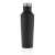 Moderne Vakuum-Flasche aus Stainless Steel zwart