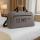 Modische Duo Tone Reisetasche PVC-frei grijs