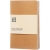 Moleskine Cahier Journal Taschenformat – blanko Kraft bruin