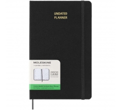 Moleskine Hardcover Wochenplaner L, undatiert bedrucken