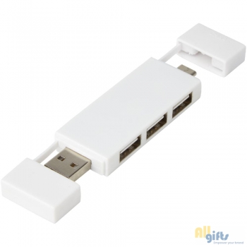 Bild des Werbegeschenks:Mulan doppelter USB 2.0-Hub