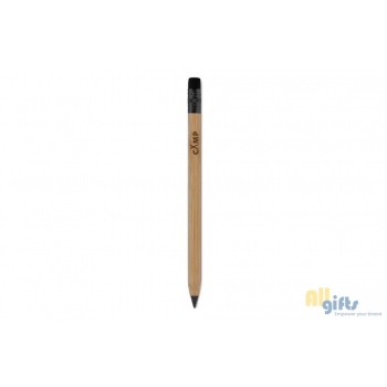 Bild des Werbegeschenks:Nachhaltiger, langlebiger Bleistift mit Radiergummi