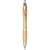 Nash Kugelschreiber aus Bambus Naturel/Zilver