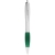 Nash Kugelschreiber silbern mit farbigem Griff groen/zilver