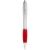 Nash Kugelschreiber silbern mit farbigem Griff zilver/rood