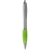 Nash Kugelschreiber silbern mit farbigem Griff Zilver/limegroen 