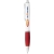 Nash Kugelschreiber weiß mit farbigem Griff wit/rood