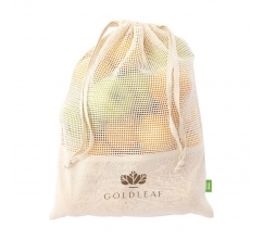 Natura Organic GOTS Mesh Bag (120 g/m²) Obstbeutel bedrucken