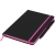 Noir Edge A5 Notizbuch mit farbigem Rand zwart/roze