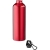 Oregon 770 ml Aluminium Trinkflasche mit Karabinerhaken rood