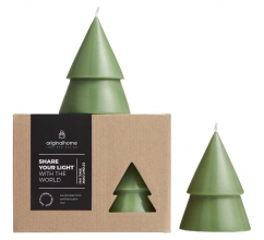 Originalhome Weihnachtsbaum Kerze M, 2er Set bedrucken