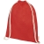 Orissa 100 g/m² GOTS Sportbeutel aus Bio-Baumwolle mit Kordelzug 5L rood