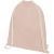 Orissa 140 g/m² GOTS Sportbeutel aus Bio-Baumwolle mit Kordelzug 5L Pale blush pink