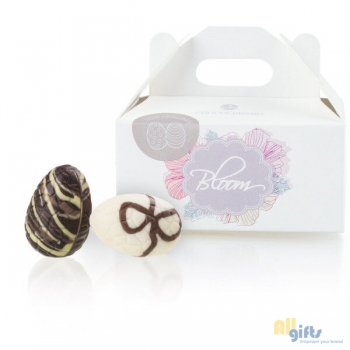 Bild des Werbegeschenks:Mini Bloom - Chocolade paaseitjes Chocolade paaseitjes