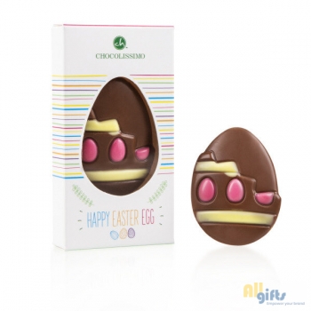 Bild des Werbegeschenks:Easter Goodies - 1 chocolade ei figuurtje Chocolade paasfiguurtje