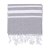 Oxious Hammam Towels - Vibe Luxury stripe Hamam-Tuch grijs