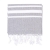 Oxious Hammam Towels - Vibe Luxury stripe Hamam-Tuch lichtgrijs