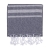 Oxious Hammam Towels - Vibe Luxury stripe Hamam-Tuch navy/grijs