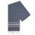 Oxious Hammam Towels - Vibe Luxury stripe Hamam-Tuch navy/grijs