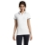 PASADENA dames polo 200g wit/navy