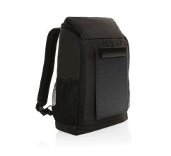 Pedro AWARE™ RPET Deluxe Rucksack mit 5W Solar Panel bedrucken