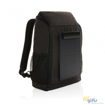 Bild des Werbegeschenks:Pedro AWARE™ RPET Deluxe Rucksack mit 5W Solar Panel