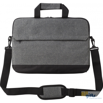 Bild des Werbegeschenks:Polyester (600D) Laptop-Tasche Seraphina